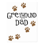 Greyhound Dad Post Card