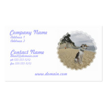 Greyhound Dog Business Card