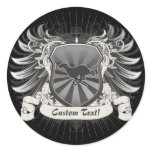 Greyhound Dog Crest stickers