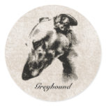 Greyhound Elegance - Customisable stickers