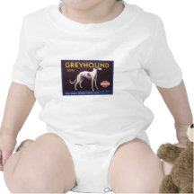 Greyhound Fruit Crate Label Tee Shirts