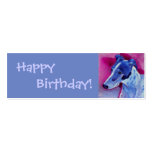 Greyhound Gift Tag - "Blue Boy" Business Cards