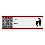 Greyhound Gift Tags business cards