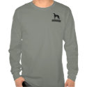 Greyhound in Black and White t-shirts