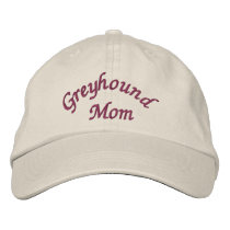 Greyhound Mum Cute Embroidered Baseball Cap