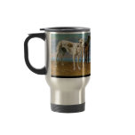 Greyhound Painting - Two Greyhounds - Vintage Art mugs