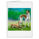 Greyhound Racing Dogs Card