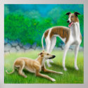 Greyhound Racing Dogs Poster posters