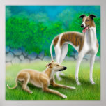 Greyhound Racing Dogs Poster posters