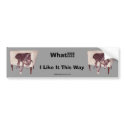 Greyhound Sleeping In Chair Funny Bumper Sticker bumper stickers