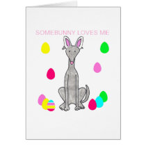 Greyhound Somebunny Loves Me cards