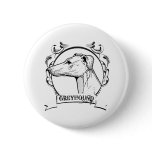 Greyhound T-shirt Pinback Buttons
