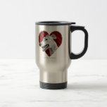 Greyhound with Heart Mugs