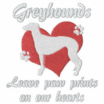 Greyhounds Leave Paw Prints Polo Shirt