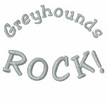 Greyhounds Rock Embroidered Ladies T Shirt embroidered shirts