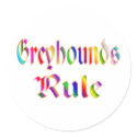 Greyhounds Rule stickers