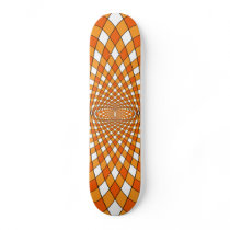 Gridlock (Orange) Skateboard Deck