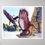 Griffins on Cliff posters