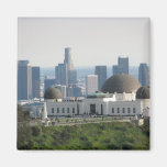 Griffith Observatory and Downtown Los Angeles Refrigerator Magnet
