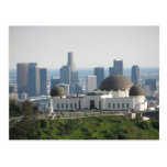 Griffith Observatory and Downtown Los Angeles Post Card