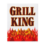 Grill King Red Flames Custom Flyer Template
