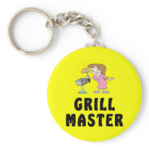 Grill Master Female Key Chains