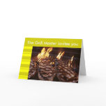 Grill Master Tiki Party Barbeque invitation