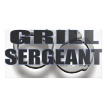 GRILL SERGEANT PHOTO CARD TEMPLATE