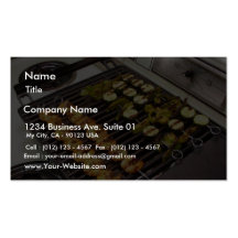 Grilled Cajon Shrimp Business Card Template