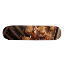 Grilling Some Tangerine Marinated Beef. Custom Skate Board