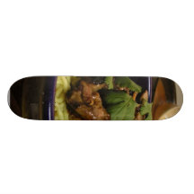 Grilling Some Tangerine Marinated Beef Skateboard Decks