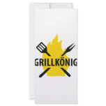 Grillkönig icon rack cards