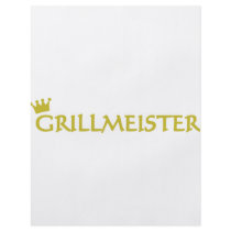 Grillmeister icon full color flyer