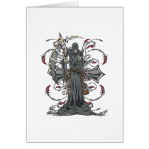 Grim Reaper Awaits Greeting Cards