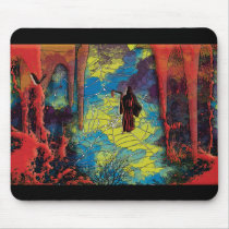 Grim reaper cartoon comic Halloween mousemats