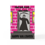 Grim Reaper, COME BACK..PLEASE.....I HAVE CANDY... Greeting Cards
