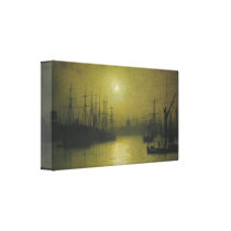 Grimshaw's Nightfall Thames Canvas Prints