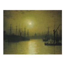 Grimshaw's Nightfall Thames Post Cards