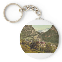 Grindelwald, Hotel Baren, Bernese Oberland, Switze Keychain