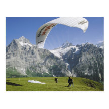 Grindelwald Paragliding Post Cards