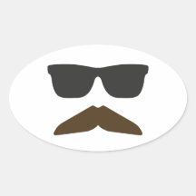 Gringo Moustache Sticker