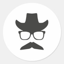 Gringo Moustache Stickers
