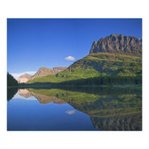 Grinnel Point and Allen Mountain reflect into