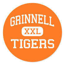 Grinnell - Tigers - High School - Grinnell Iowa Stickers