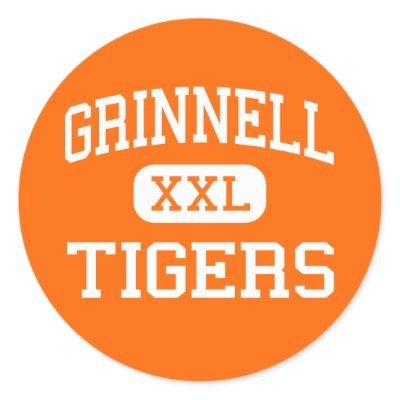 Grinnell - Tigers - High School - Grinnell Iowa Stickers by customteamsportswear