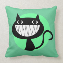 Grinning Cat American MoJo Pillow