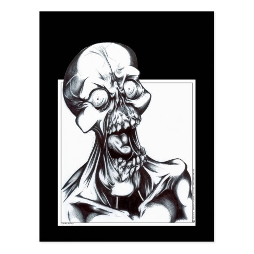 Grinning Ghoul Postcards