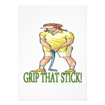 Grip That Stick Personalised Announcement