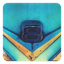 Gritty V8 Engine Emblem