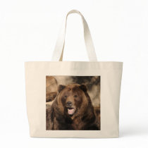 Grizzly Bear Boar Canvas Bags